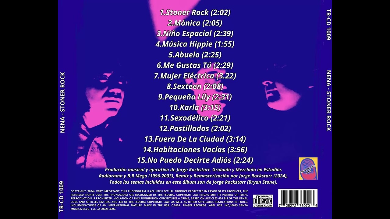 Nena - Stoner Rock - Album Completo - Bonus Track - Remastwrizado - Ft. Bryan Stone 