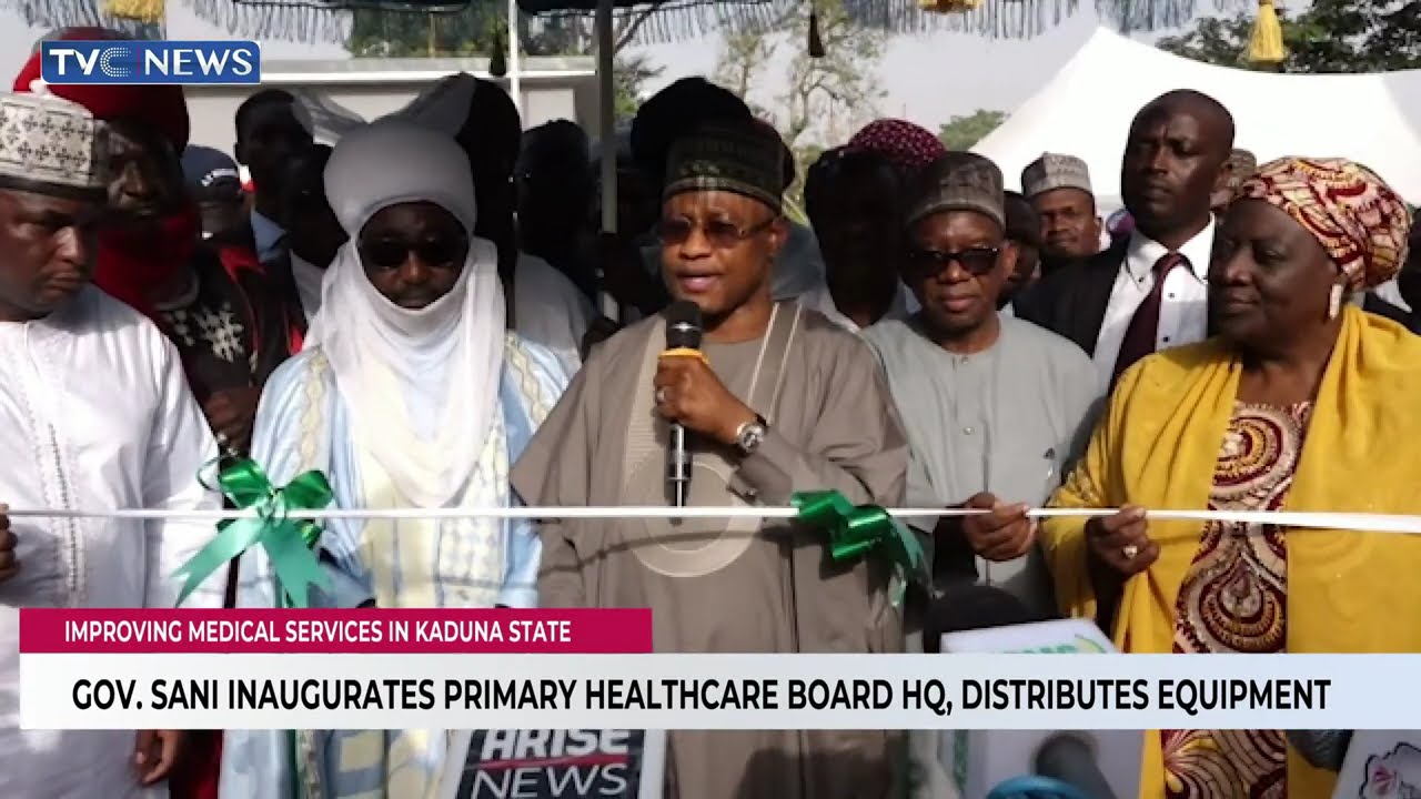Gov Sani Inaugurates Primary Healthcare Board HQ, Distributes Equipment