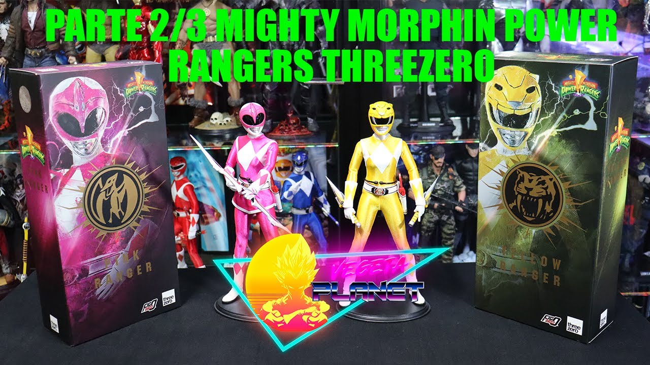 PARTE 2/3 MIGHTY MORPHIN POWER RANGERS THREEZERO (PINK Y YELLOW)