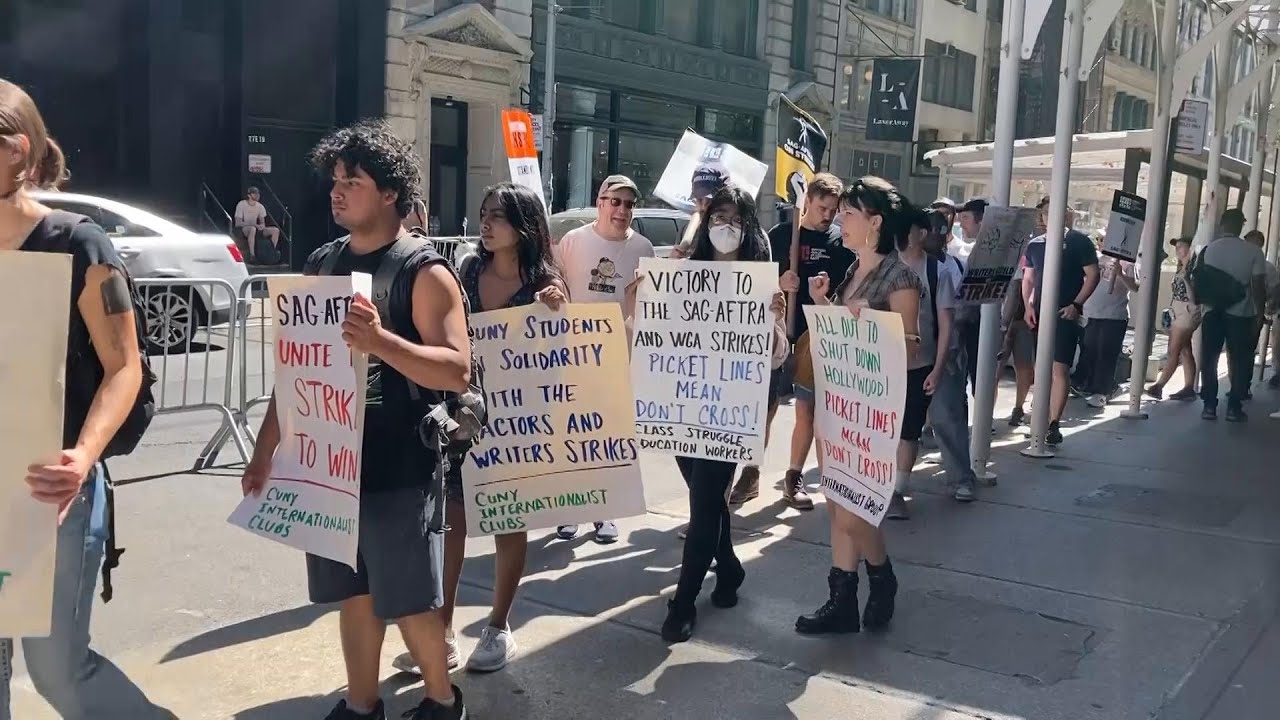 Hollywood strike matches the 100-day mark of the last writers&rsquo; strike in 2007-2008