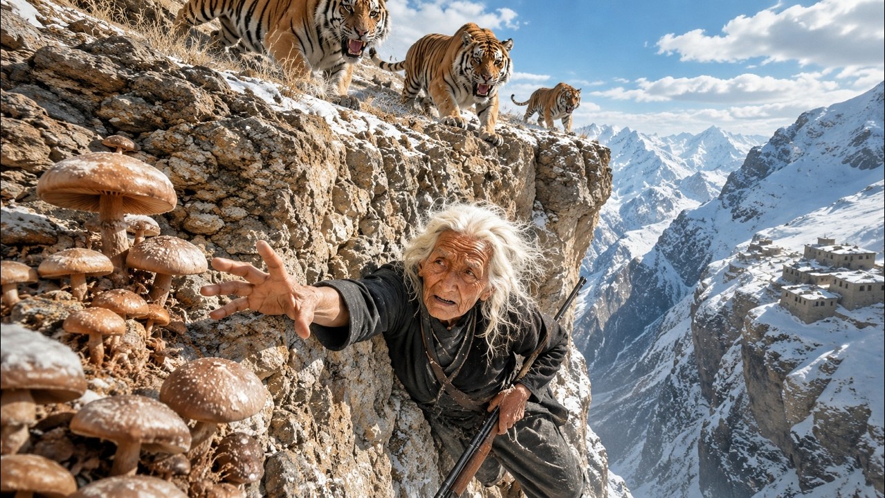 Life In Rural Afghanistan | 100-Year-Old Woman Climbs Dangerous Mountains to Find Wild Mushrooms
