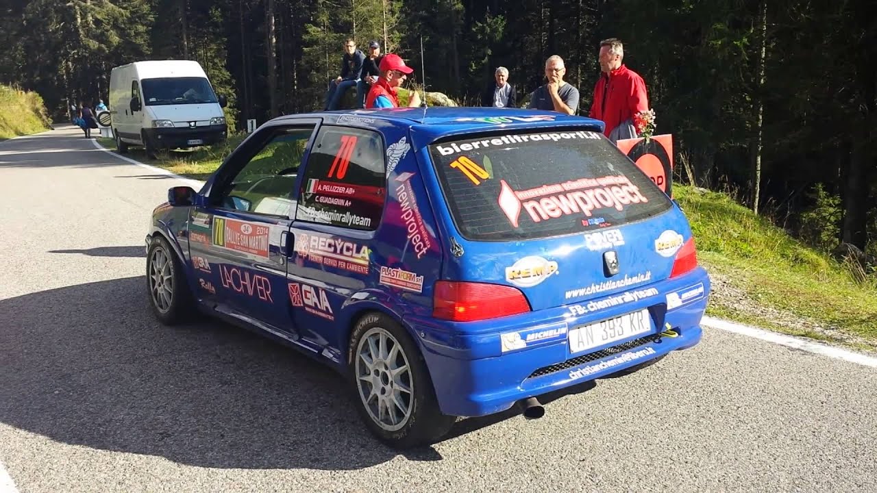 Sound Peugeot 106 Gr. A  by Chemin 34° Rally San Martino di Castrozza 2014