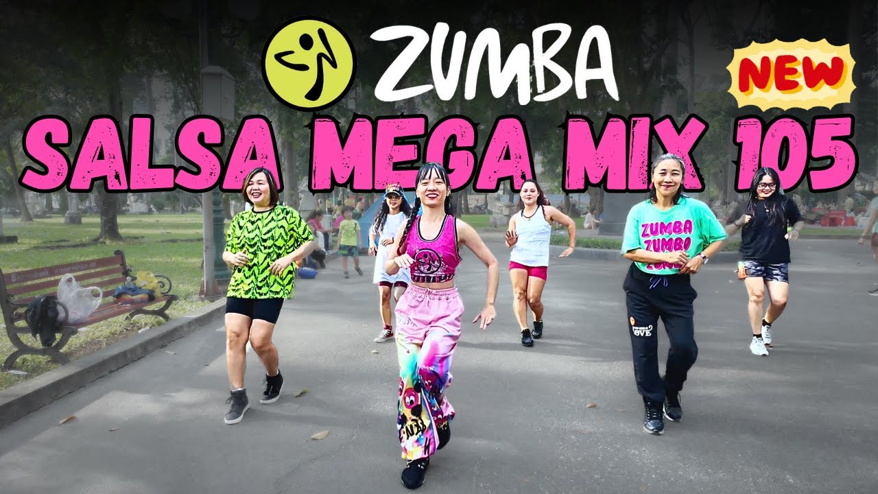 #zumba LA MENTIRA Mega Mix 105 Zumba Salsa | ZIN Kimi #zumbafitness #danceworkout #salsa