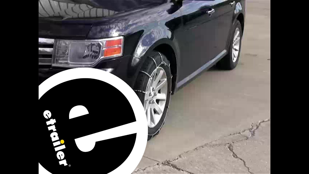 etrailer | Will the Glacier Cable Tire Chains Fit Your 2010 Ford Flex?