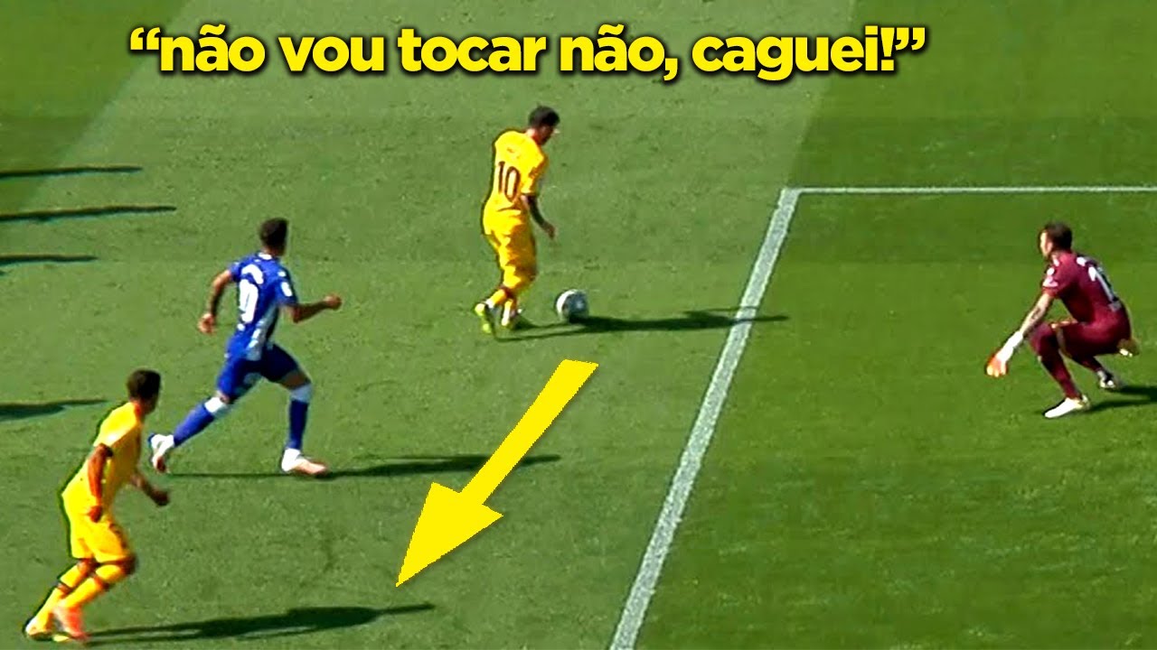 O MESSI USA HACK!!! MAIS DOIS GOLS E ASSISTÊNCIA!! ELE QUEBROU TODOS OS RECORDES X ALAVES!