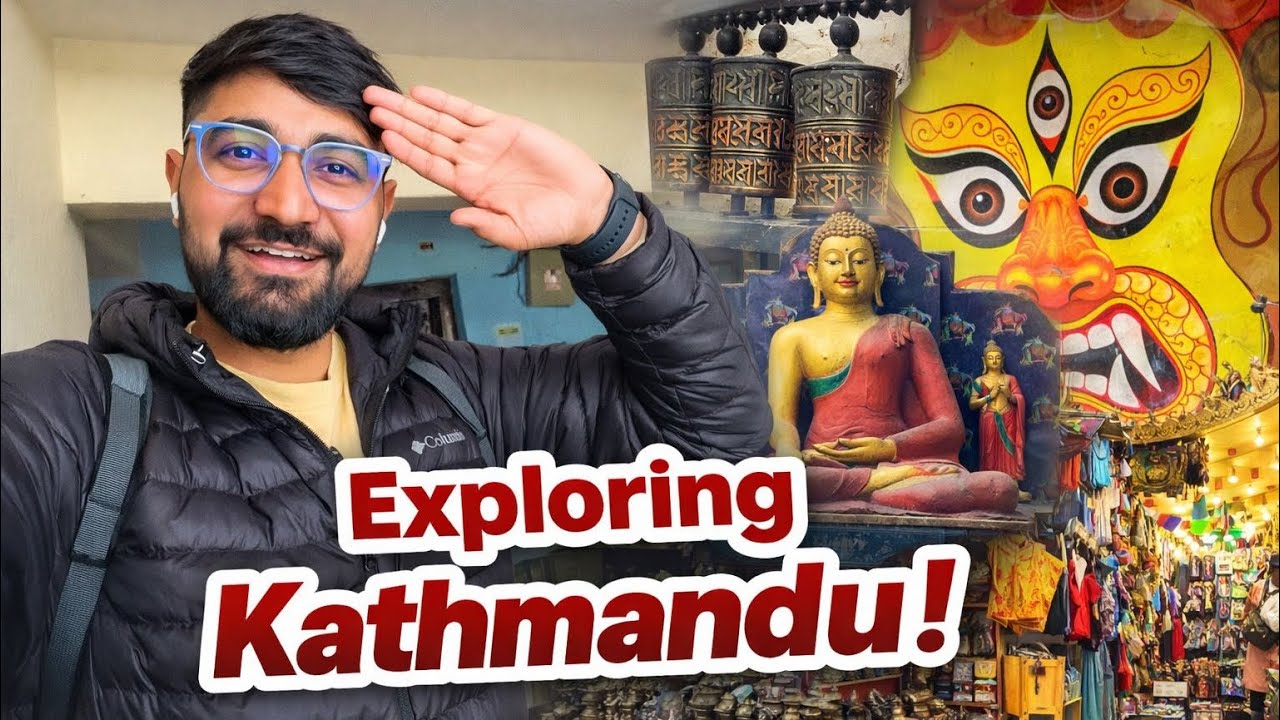 Exploring Kathmandu Nepal! |  🐒 Monkey Temple + Local Market + Where I Stayed
