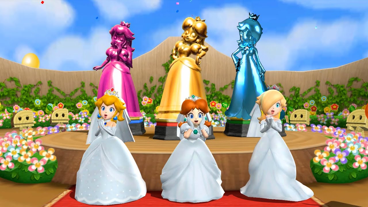 【マリオパーティ9】かちぬきバトルピーチVsデイジーVsロゼッタ(最強CPUエキスパート)
