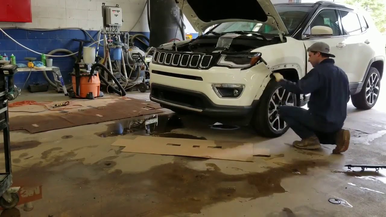2019 Jeep Compass bodyshop timelapse teardown & reassembly
