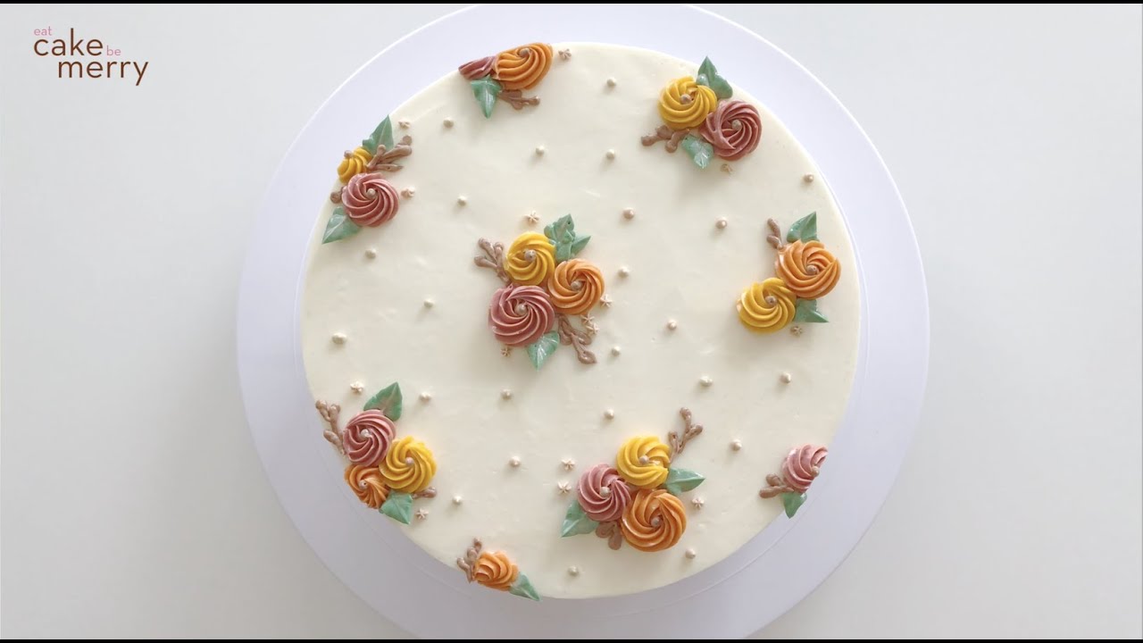 Buttercream Rosette Cake