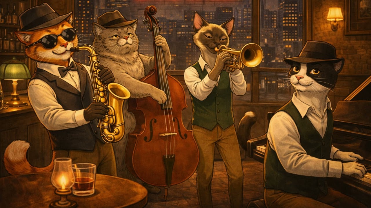 Upbeat Jazz Café – Energetic Instrumental Grooves