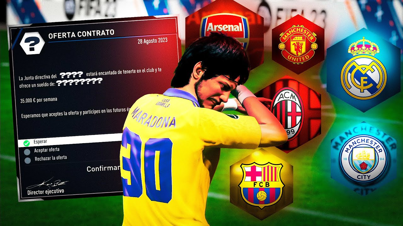 LLEGA LA 1ª OFERTA POR MARADONA !! MODO CARRERA JUGADOR FIFA 23 (EPISODIO 5) DjMaRiiO