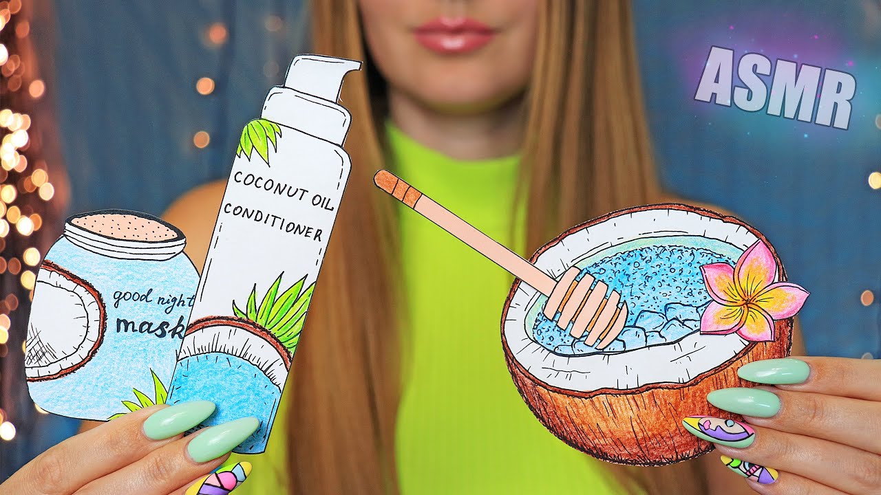 ASMR Spa & Skincare with PAPER COSMETICS 🥥 АСМР