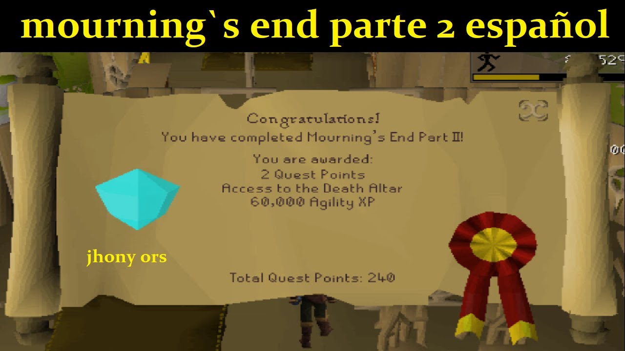 OSRS Mourning End parte 2 Quest español 2025
