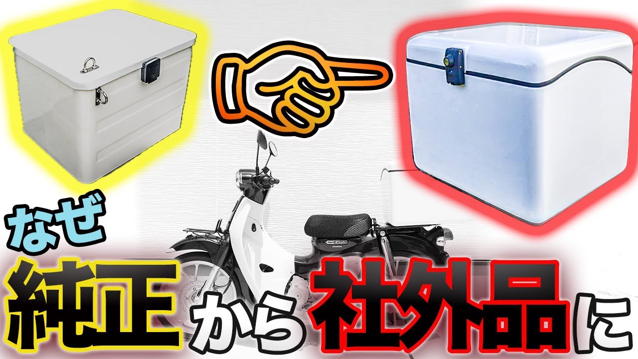【スーパーカブ】HONDA純正を超えた！？JMSのリアボックスがヤバい【クロスカブ・ハンターカブにも使える！】