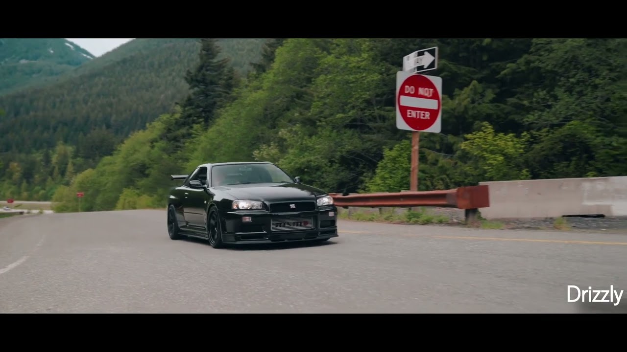 af1- lilbubblegum (sped up) Nissan Skyline R34 GTR Vspec Cinematic