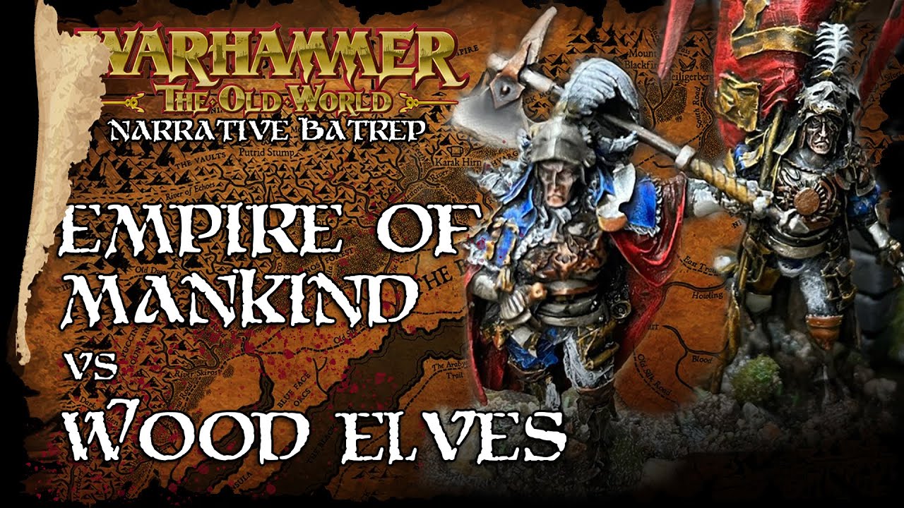 Empire of Man Vs Wood Elves - Border Princes - The Old World Battle Report - Warhammer Fantasy