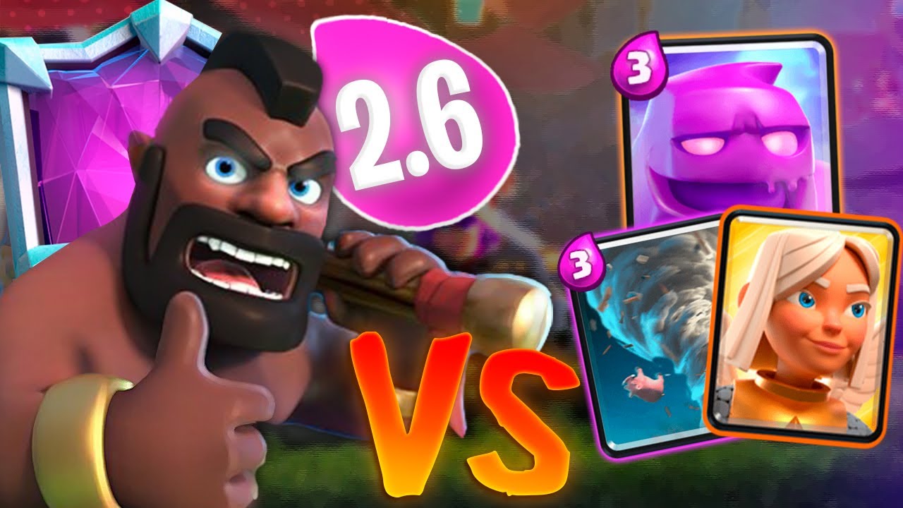 HOG 2.6 VS BATTLE HEALER - CLASH ROYALE