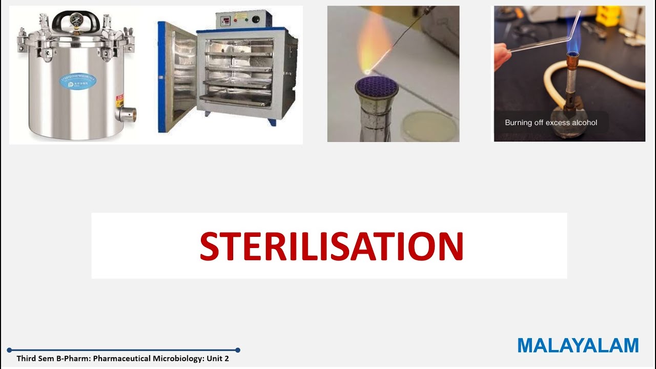 Sterilisation Methods Part 1: Sun Light, Dry Heat Sterilisation: Hot air oven: MALAYALAM