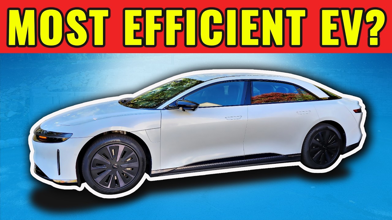 How Far Can A 2025 Lucid Air Pure Go At 70 MPH? I Find Out.