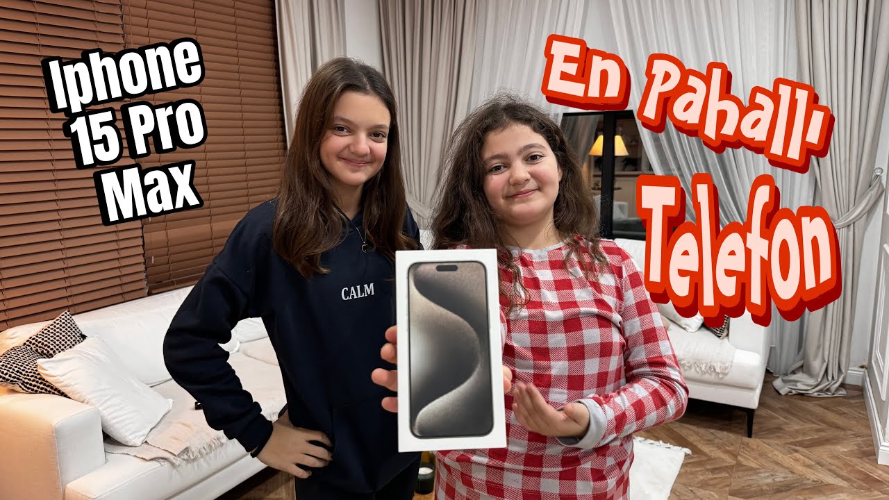 KIZLARA EN PAHALLI TELEFON SÜRPRİZİ / IPHONE 15 PRO MAX İNCELİYORUZ