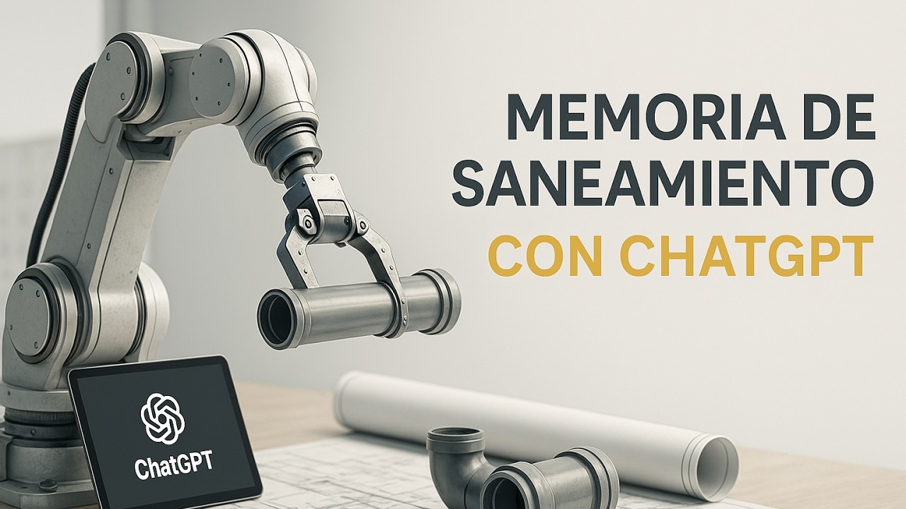 Cómo generar una memoria de saneamiento con ChatGPT paso a paso (ejemplo real)