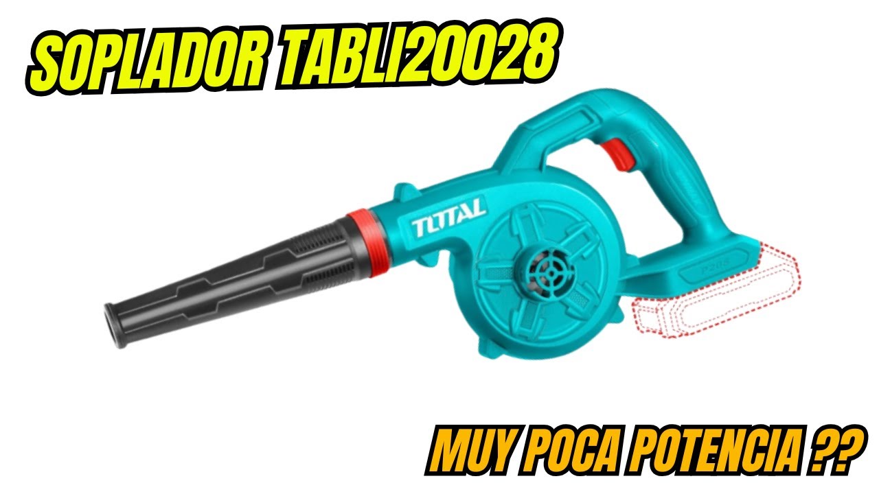 Soplador Inalámbrico Total TABLI200181 💨🔋 — Potencia, autonomía y uso real