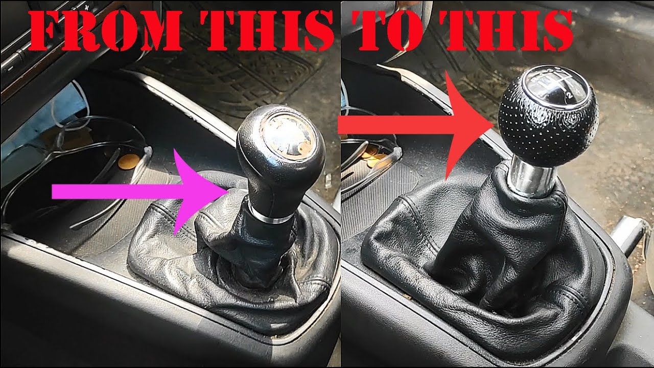 How to change Gear Knob Shifter and Leather | Audi A3 | VW Golf 4 | Manual Transmission