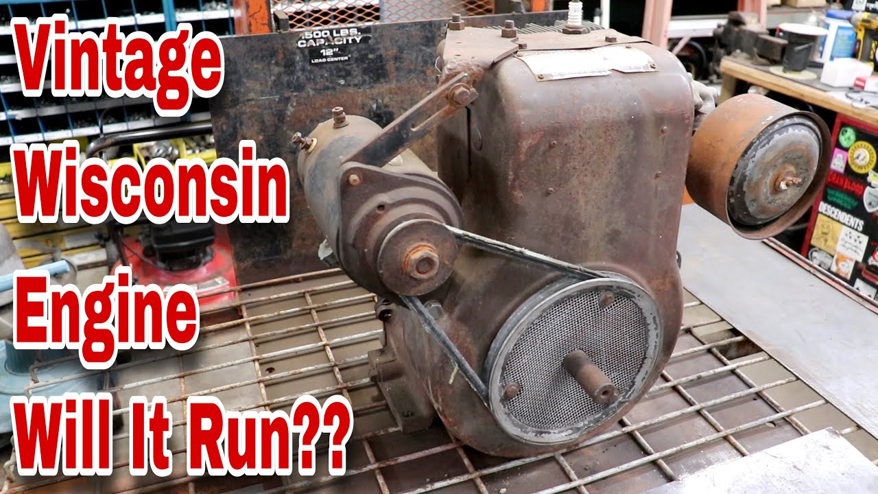 Incredible Vintage Wisconsin Engine - Will It Run?