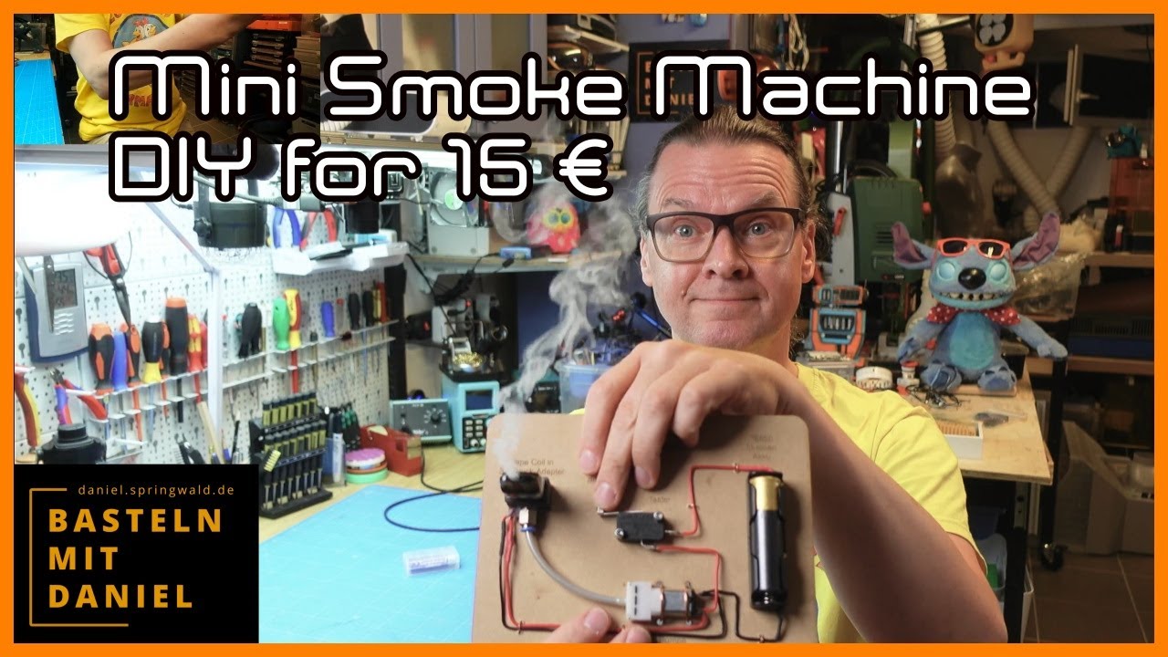 Mini Smoke Machine DIY #propmaking  #smokemachine #practicaleffects #sfx #specialeffects #DIY