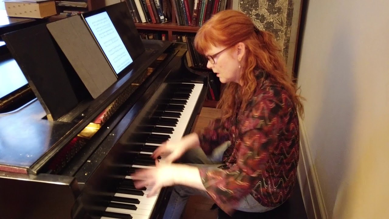 Gabriela Ortiz - Preludio y Estudio No. 3: Etude (Sarah Cahill, piano)