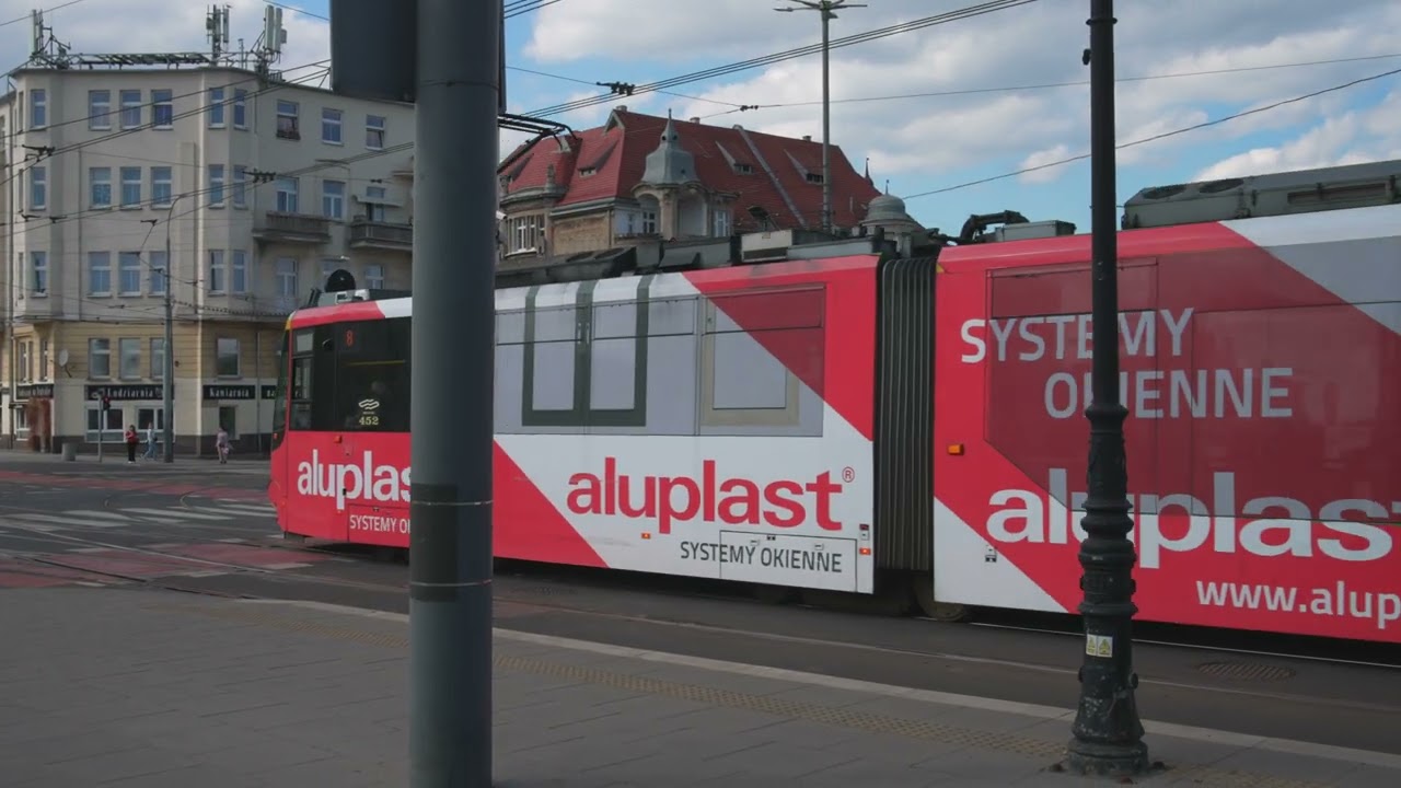Poland, Poznań, Most Teatralny Tram Stop
