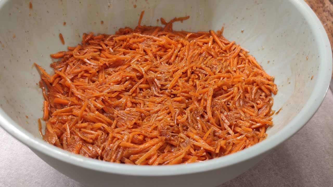 Carote alla coreana, speziate e incredibilmente buone