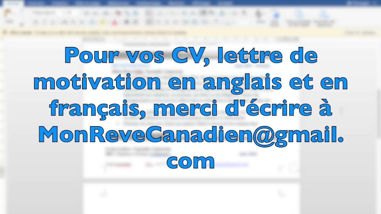7 astuces pour réussir un CV bilingue selon le modèle canadien : exemple de CV bilingue 🇨🇦🇨🇦🇨🇦
