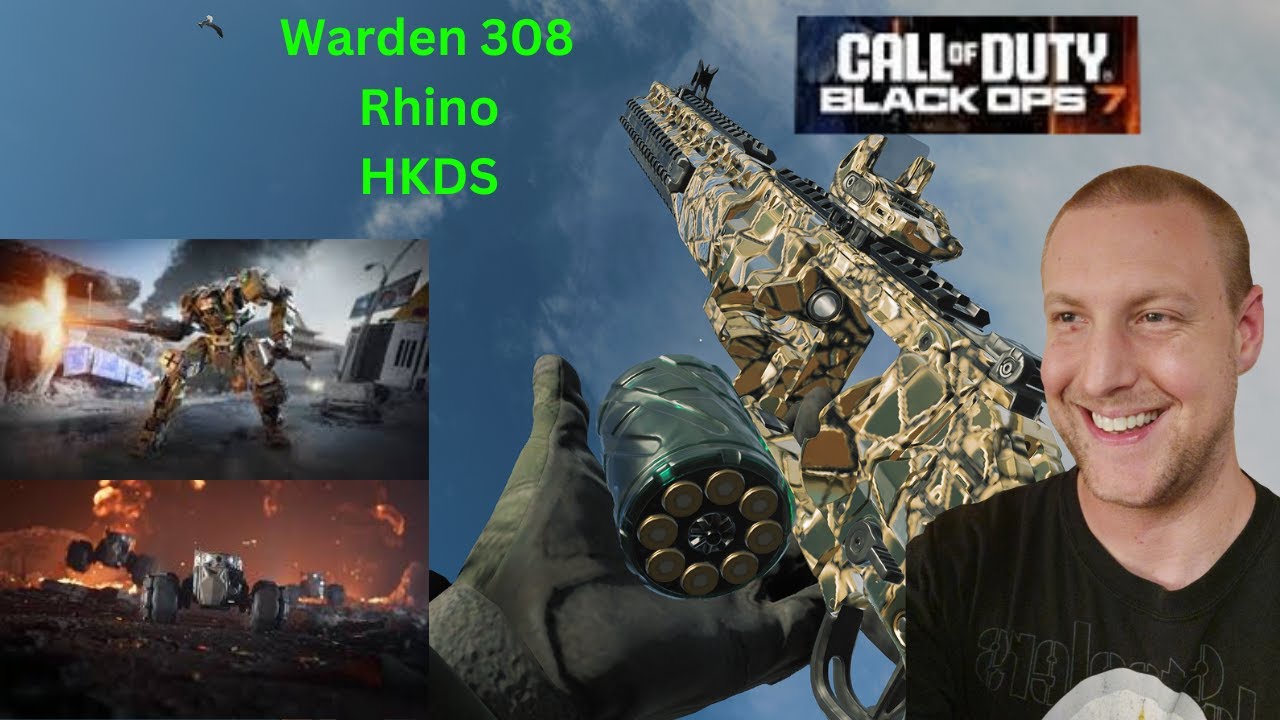 Warden 308-HKDS-Rhino Domination On Sleighjacked - COD: Black Ops 7