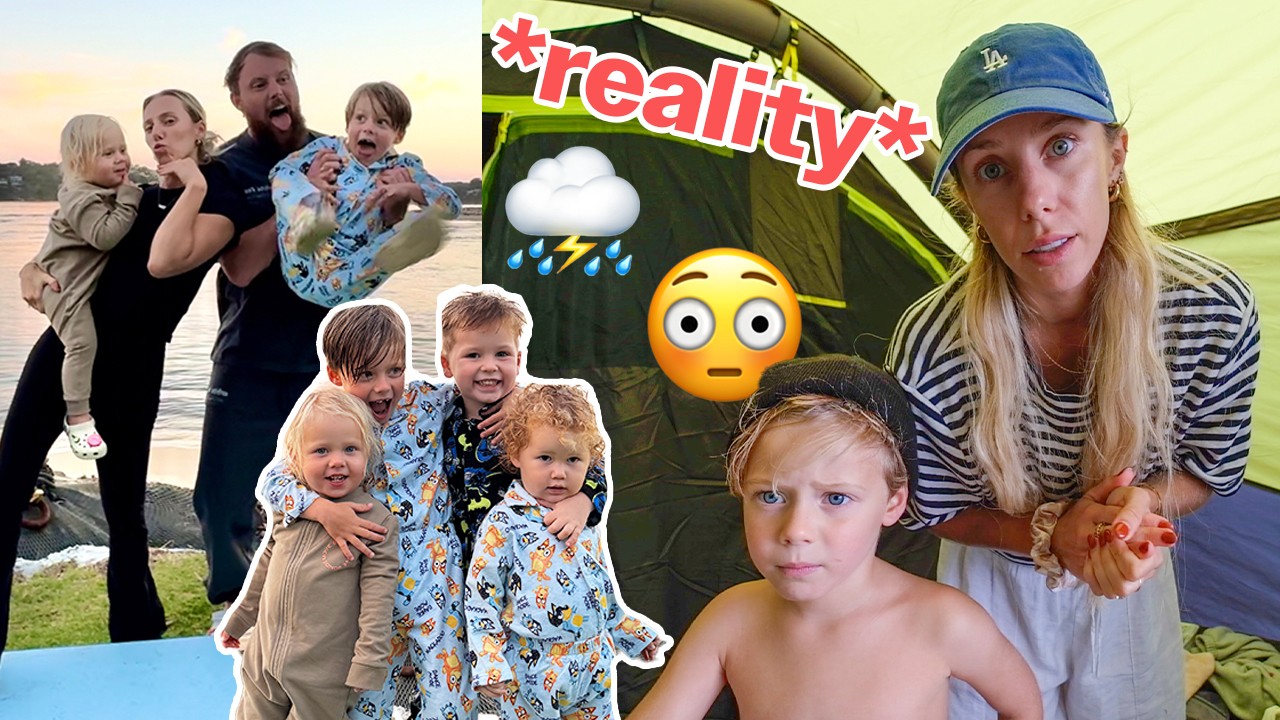 camping is just NOT for me! what our first family camping trip was REALLY like *disaster*