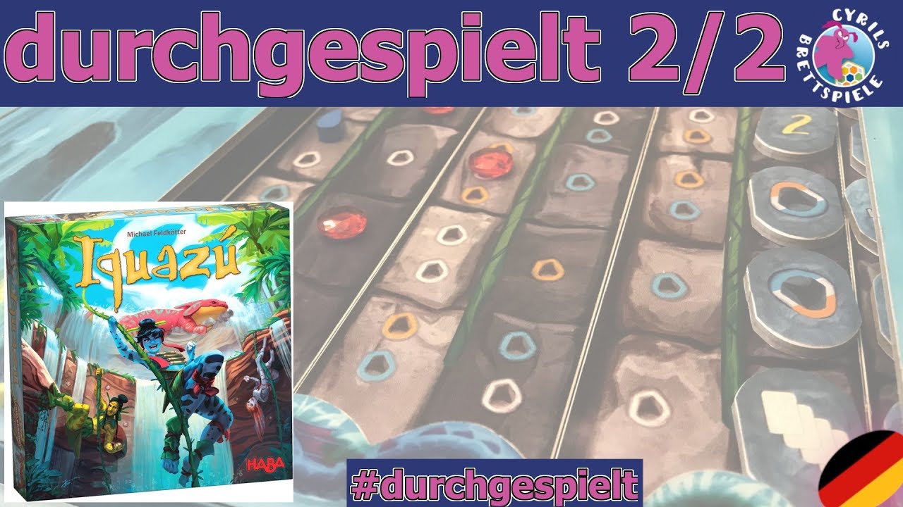Iquazu - wer schafft es - Cyrils Brettspiele(S168E03)
