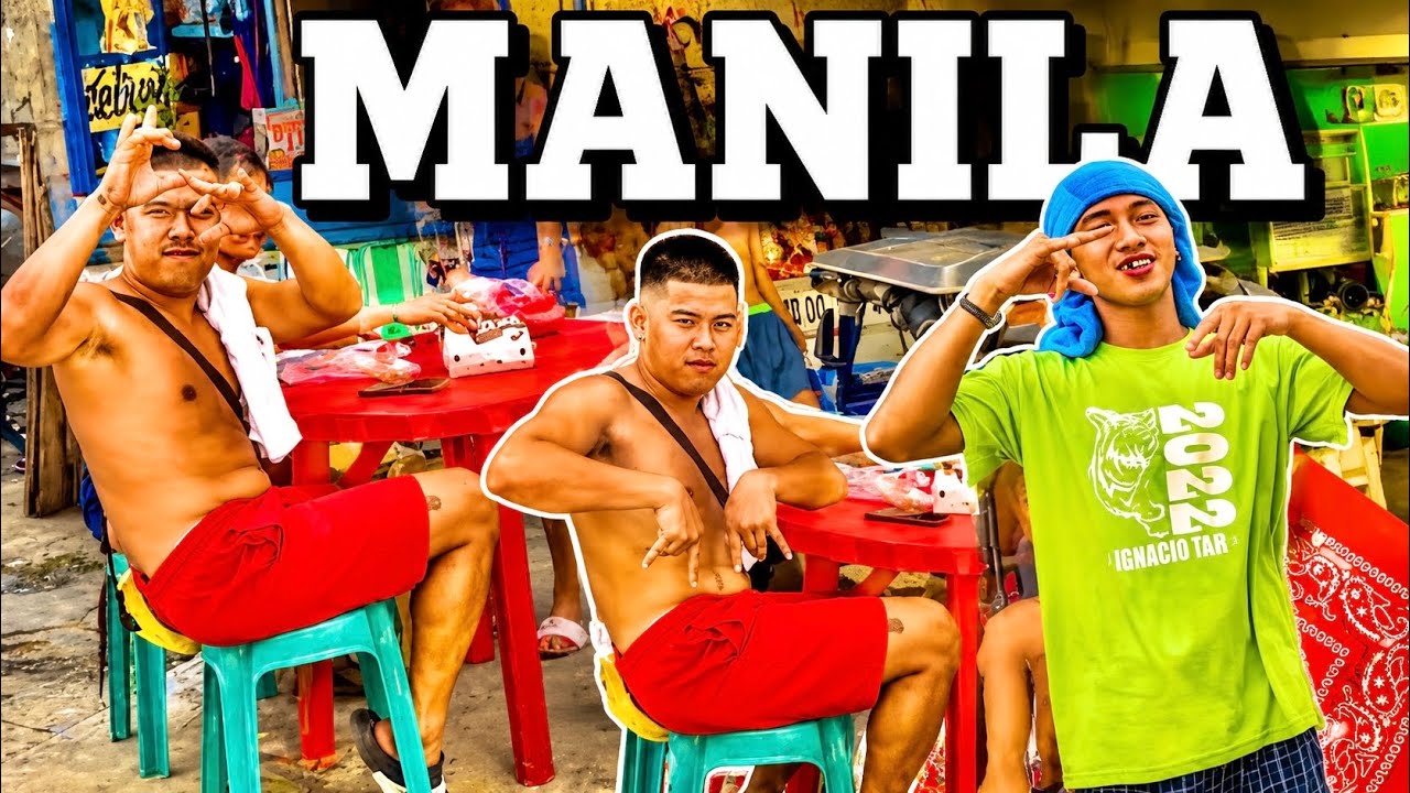 К нам подошла банда, проходящая через филиппинский квартал! 🇵🇭 | Черный в Маниле, Филиппины