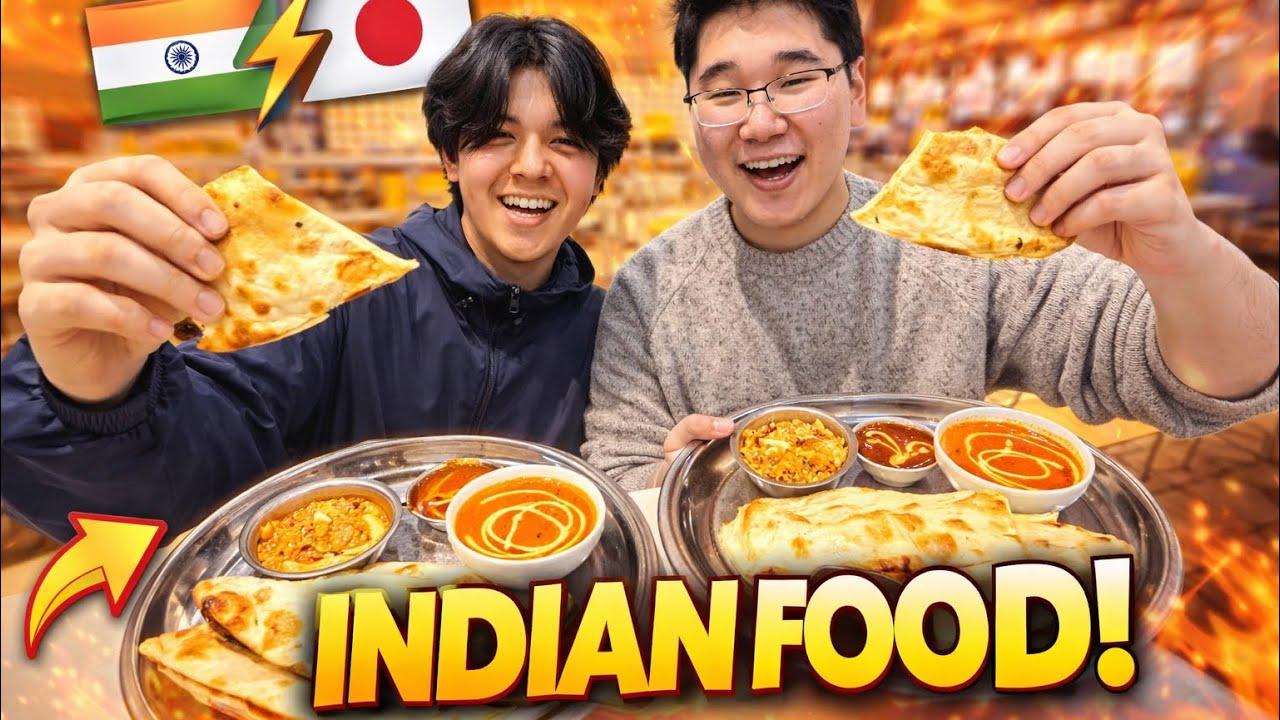 My Japanese Friend Tries Indian Food in Japan 🇮🇳🇯🇵| Aarav Rawat
