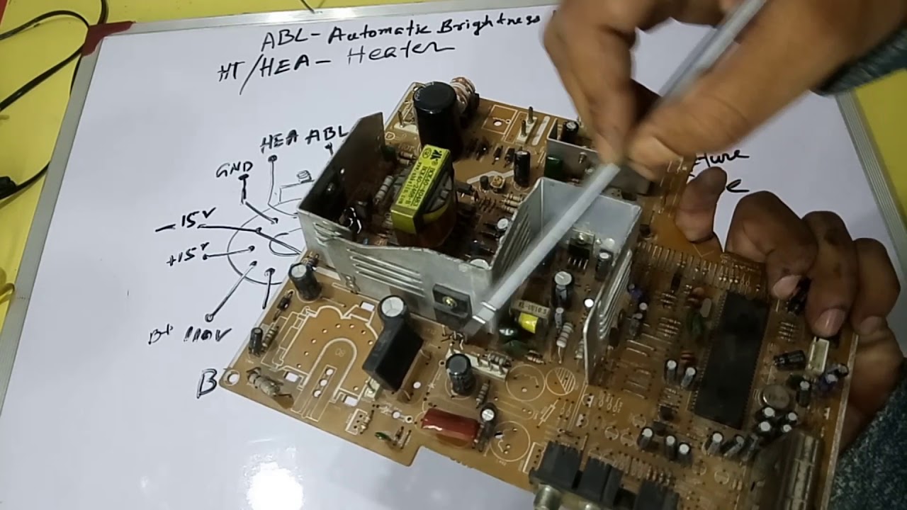 CRT TV Horizontal section Explain with diagram in hindi #part3