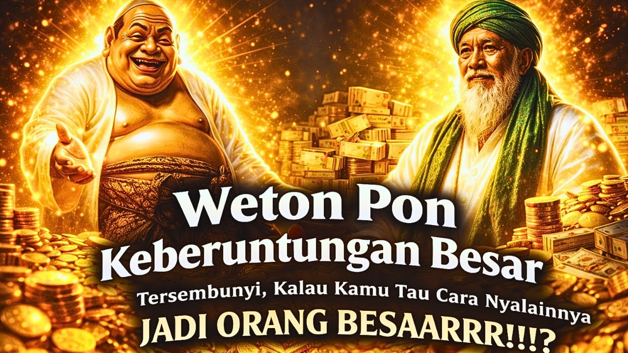 WETON PON !!! Rahasia Jadi Orang  Besar  Dan Kuncinya Cuma Ini Ternyata...