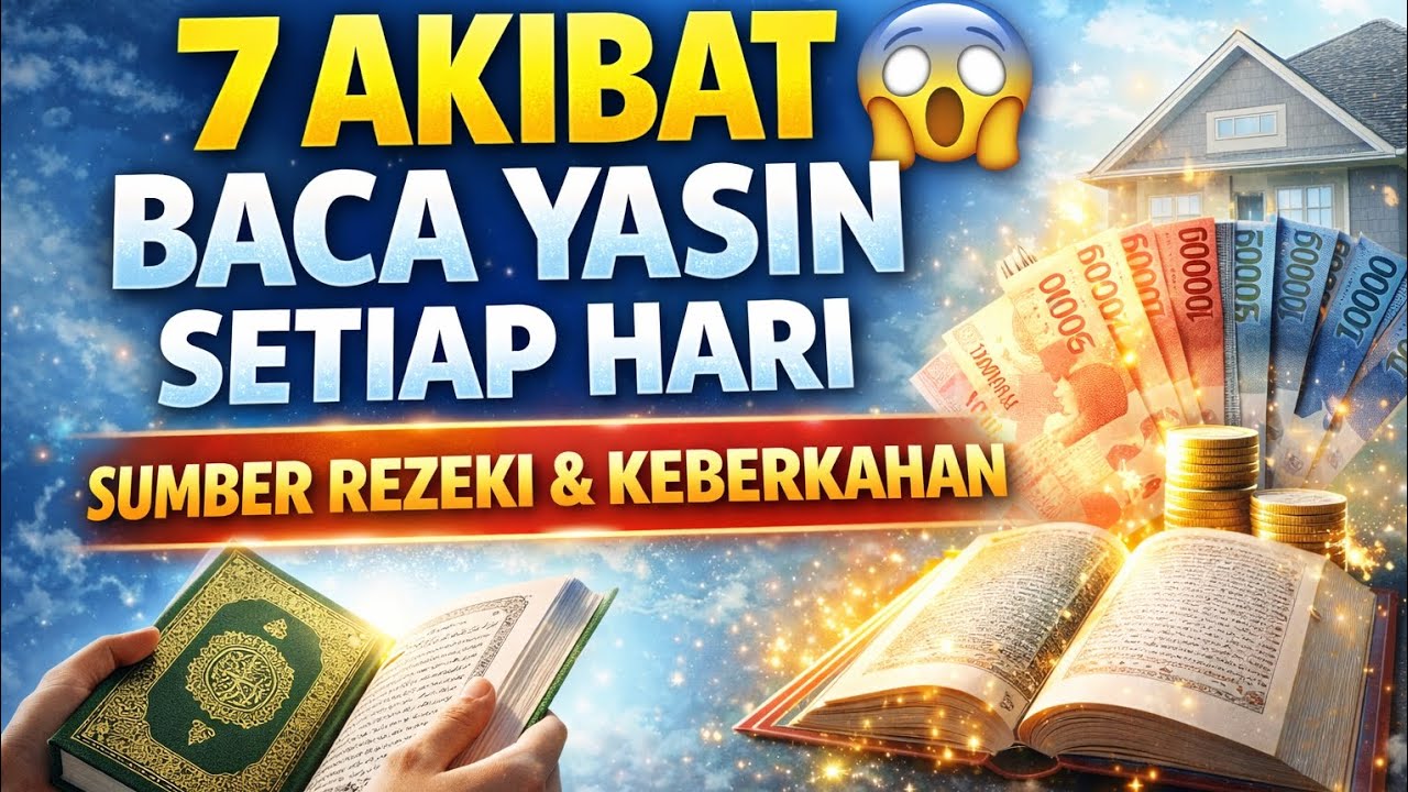 7 Akibat Baca Yasin Setiap Hari 😱 !! Sumber Rezeki & Keberkahan