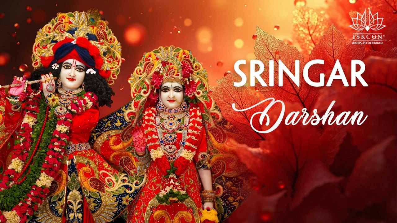 Shringar Aarti Darshan | Guru Puja | Sri Sri Radha Madanmohan Mandir | 27-02-2026 | ISKCON Hyderabad