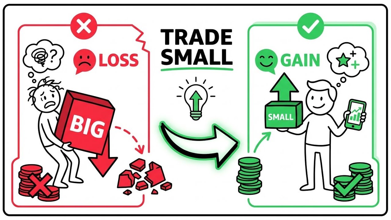 Why Trading Small Is More Profitable Than Trading Big #tradingpsychology