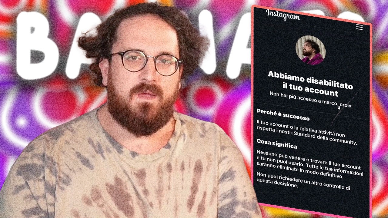ECCO PERCH&Egrave; MARCO &Egrave; STATO BANNATO DA INSTAGRAM...
