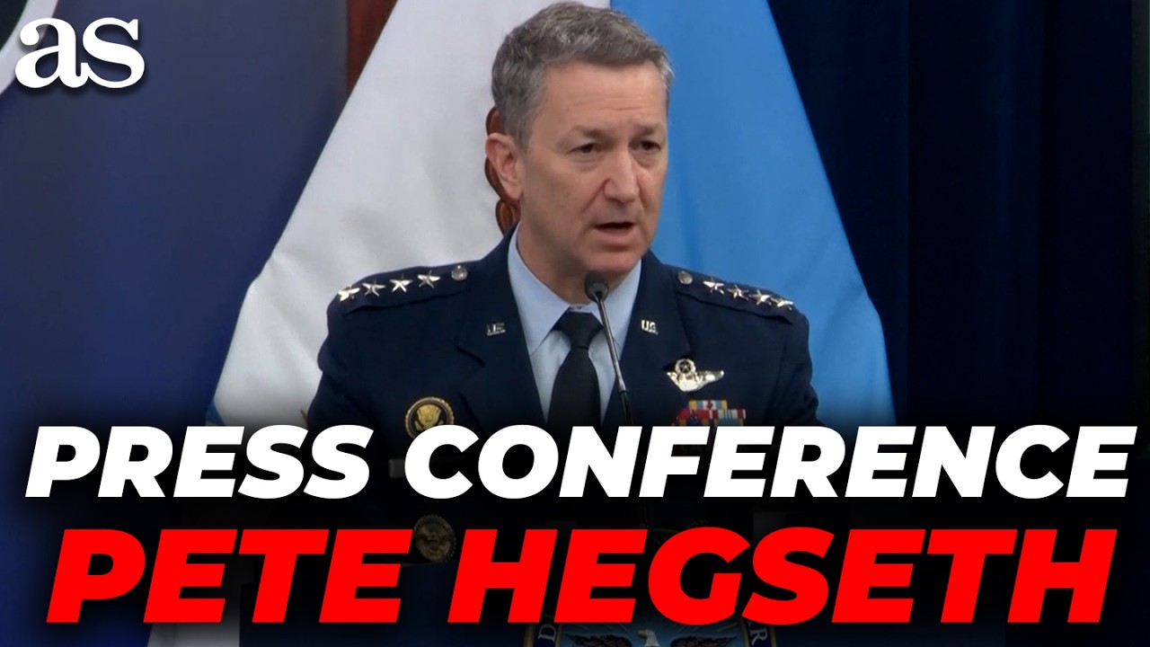 DAN CAINE full PRESS CONFERENCE on IRAN WAR