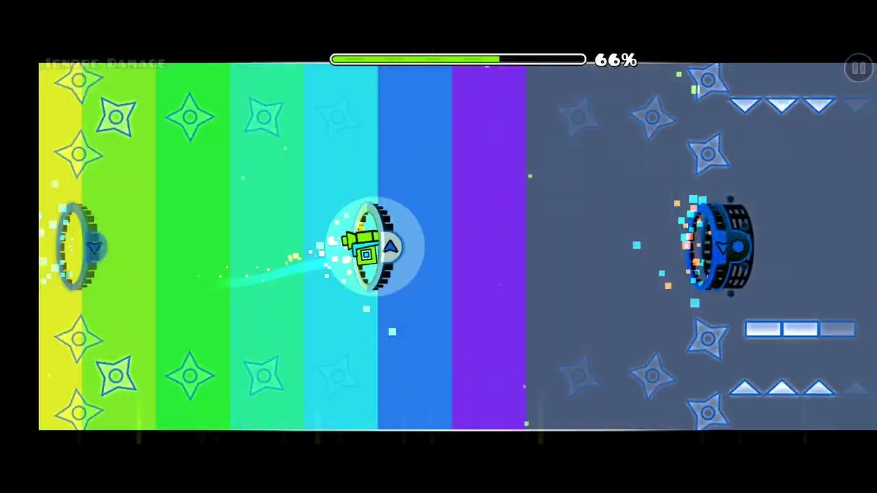 My level (recorded on my phone + syncs badly cause of the record lag