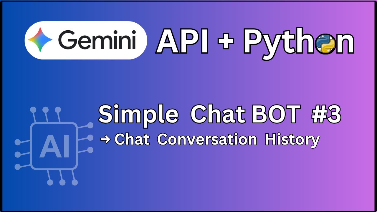 Создайте чат-бота с помощью Gemini AI и Python | Учебное пособие по Google GenAI Chat API