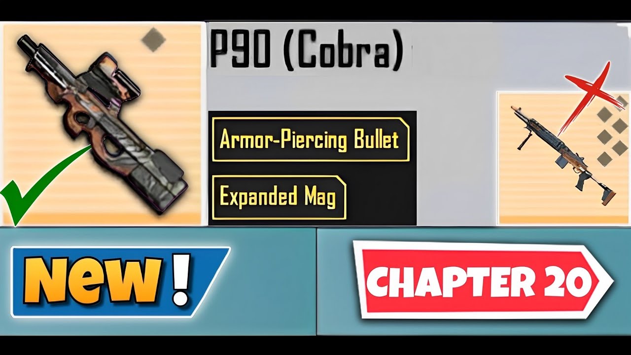 NEW Legendary P90 COBRA 🤯 PUBG METRO ROYALE