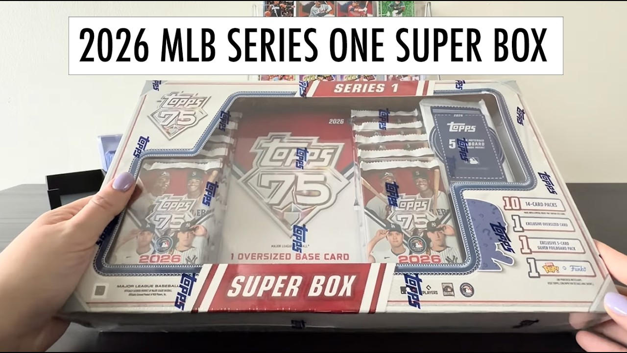 Ripping Open a Super Box 2026 Topps 75th Anniversary MLB Series One