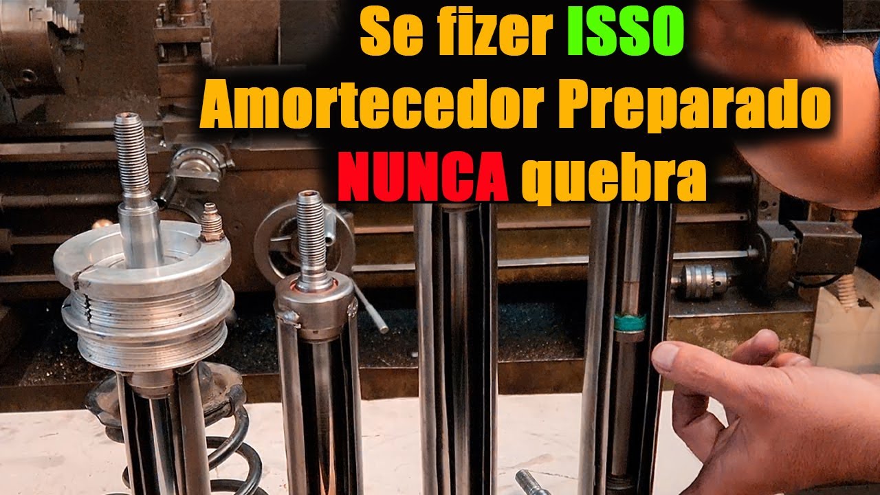 Amortecedor rebaixado preparado fixa ar nunca mais vai quebrar